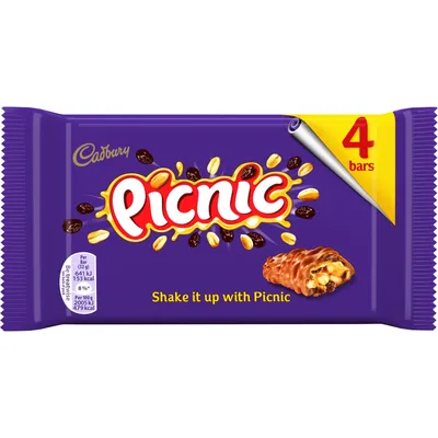 Батончик Picnic Chocolate Bars 4 Pack 128g – низкие цены, кредит, оплата  частями в интернет-магазине ROZETKA | Купить в Украине: Киеве, Харькове,  Днепре, Одессе, Запорожье, Львове картинки