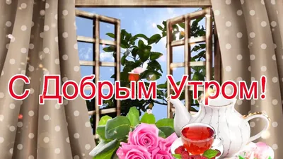 С Добрым Утром!🌺Хорошего Дня и Отличного Настроения!Красивая Музыкальная  Открытка Пожелания!Чекалин! - YouTube | Открытки, Доброе утро, Картинки картинки