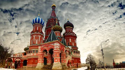 Обои Собор Василия Блаженного, Москва, Россия, Красная площадь, St. Basil's  Cathedral, Moscow, Russia, Red Square, Архитектура #5330 картинки