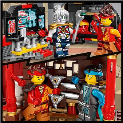 Конструктор LEGO® NINJAGO® Храм-додзё ниндзя 71767, 1394 шт. - 1a.ee картинки