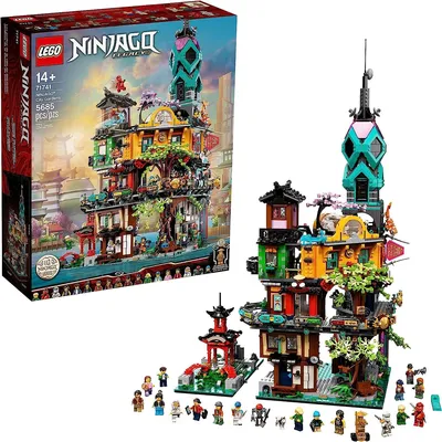 Buy LEGO NINJAGO NINJAGO City Gardens 71741 Building Kit; Планшет Ninja  House с 19 минифигурами, новый 2021 5 685 штук, многоцветный Online at  Lowest Price in Ubuy Russia. B08SV256WM картинки