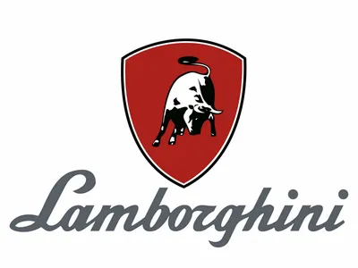 Обои логотипы, Lamborghini, фон, бык на рабочий стол картинки