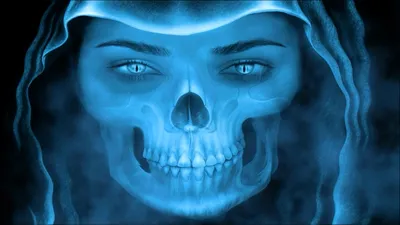 Skull Babe (1920x1080, 11 MB) - Видео обои - Мистика картинки