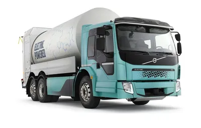 Обои Volvo, мусоровоз, FE Electric Refuse Collector картинки на рабочий  стол, раздел грузовики - скачать картинки