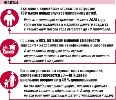 Белорусский профессор медицины: детское ожирение становится общемировой  проблемой картинки