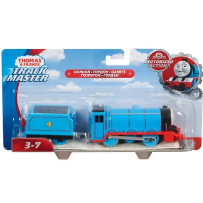 Купить Моторизированный паровозик Гордон, Gordon TrackMaster Томас и его  Друзья. Fisher-Price GMK37, цена 500 грн — Prom.ua (ID#1249476920) картинки