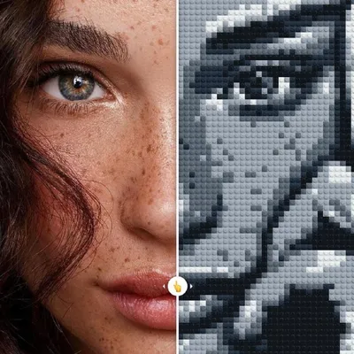 Бесконечные пиксель-арт фотоконструкторы Mozabrick картинки