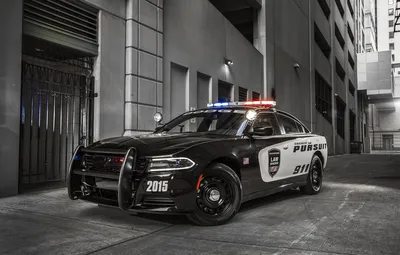 Обои машина, здание, 911, Dodge, бампер, Charger, колёса, Dodge Charger,  Police Interceptor, мигалки, police car, полицейская машина, полиция США,  силовой бампер картинки на рабочий стол, раздел dodge - скачать картинки