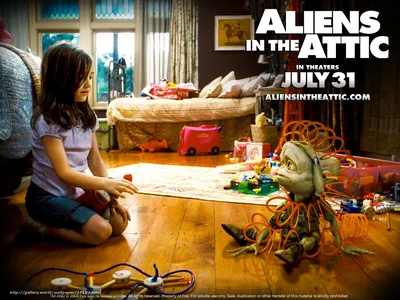 Скачать обои Пришельцы на чердаке, Aliens in the Attic, фильм, кино  бесплатно для рабочего стола в разрешении 1024x768 — картинка №27107 картинки