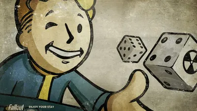 Скачать обои кости, радиация, fallout, new vegas, vault-boy разрешение  1920x1080 #6741 картинки