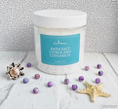 Соль для ванны Eco Mirai Bath salt citrus and cinnamon - «Когда всё  валиться из рук и выхода не видишь очень помогает сохранить эмоциональный фон  соль для ванны Eco Mirai Bath salt картинки