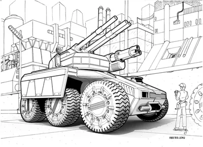 Танки монстры раскраска - 75 фото картинки