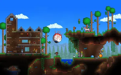 Terraria - обзор игры, новости, дата выхода, системные требования, купить  игру за 300 руб., подборка похожих игр - CQ картинки