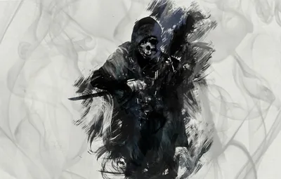 Обои игры, арт, нож, убийца, art, knife, dishonored, corvo attano, корво  картинки на рабочий стол, раздел игры - скачать картинки