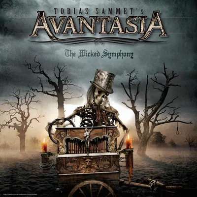 Скачать обои avantasia, wicked symphony, повозка, черт бесплатно для  рабочего стола в разрешении 1417x1417 — картинка №323575 картинки