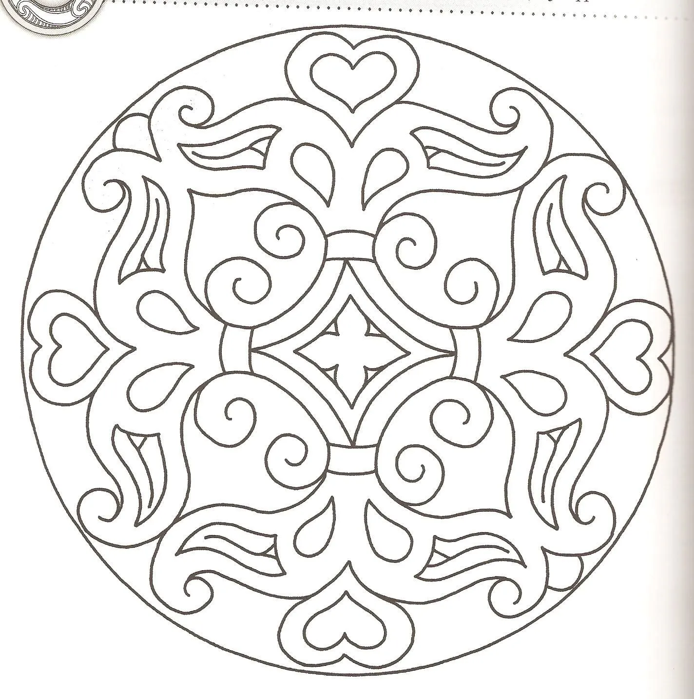 Якутский орнамент в круге