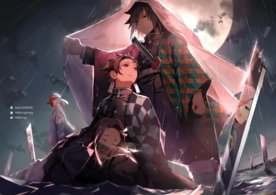 Обои Аниме Demon Slayer: Kimetsu no Yaiba, обои для рабочего стола,  фотографии аниме, demon slayer, kimetsu no yaiba, клинок, рассекающий,  демонов Обои для рабочего стола, скачать обои картинки заставки на рабочий  стол. картинки