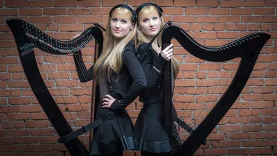 обои : женщины, Harp Twins, Арфа 2048x1152 - walleraf - 1509435 - красивые  картинки - WallHere картинки