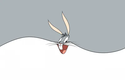 Обои Кролик, Мультфильм, Looney Tunes, Багз Банни, Bugs Bunny, Кролик Багз,  Bugs картинки на рабочий стол, раздел минимализм - скачать картинки