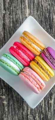 Обои Красочная Macaron, вкусная еда 3840x2160 UHD 4K Изображение картинки