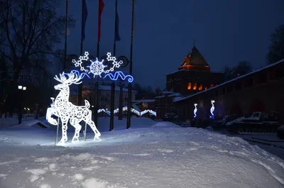 Нижегородский кремль украсили световые фигуры героев сказок Пушкина (ФОТО) картинки