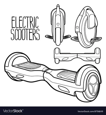 Раскраска гироскутер - 70 фото картинки