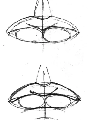 Рисунок деталей головы. Учимся правильно рисовать губы человека карандашом  поэтапно. — Ghenadie Sontu Fine Art картинки