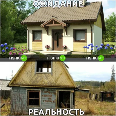 Дача: ожидание и реальность | Fishki.net картинки