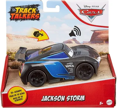 Купить Машинка Тачки 3 Disney Pixar Cars Track Talkers Jackson Storm Джексон  Шторм с звуковым эффектом (GTK87), цена 985 грн — Prom.ua (ID#1479647152) картинки