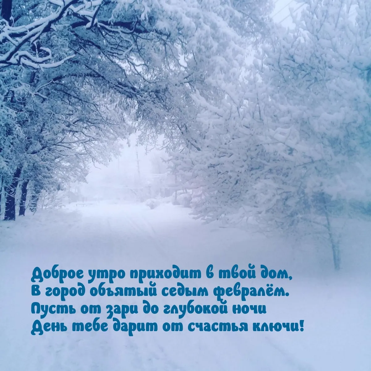 Картинки с добрым февральским утром