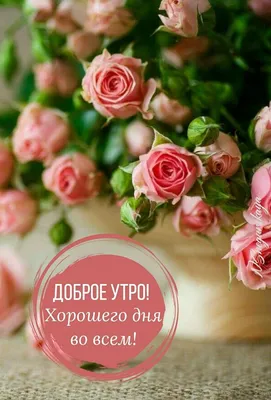 Желаю замечательного, удачного, позитивного утра | Розовые цветочные  композиции, Почтовые открытки, Доброе утро картинки