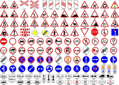 Все дорожные знаки картинки - 55 фото картинки