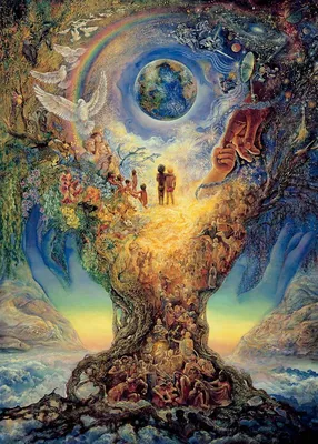 Фото Древо жизни - работа художницы Josephine Wall картинки