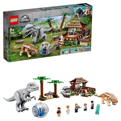 75941 LEGO Индоминус-рекс против анкилозавра Jurassic World (Мир юрского  периода) Лего - Купить, описание, отзывы, обзоры картинки