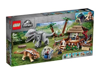 LEGO Jurassic World 75941 Индоминус-рекс против анкилозавра картинки