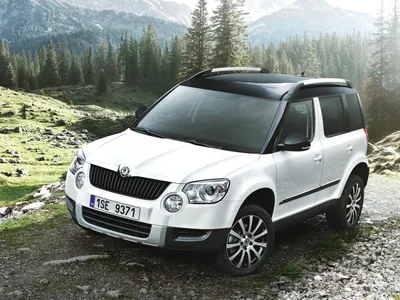 Обои yeti, mont blanc, мон блан, кроссовер, йети, белый, шкода, Skoda на  рабочий стол картинки