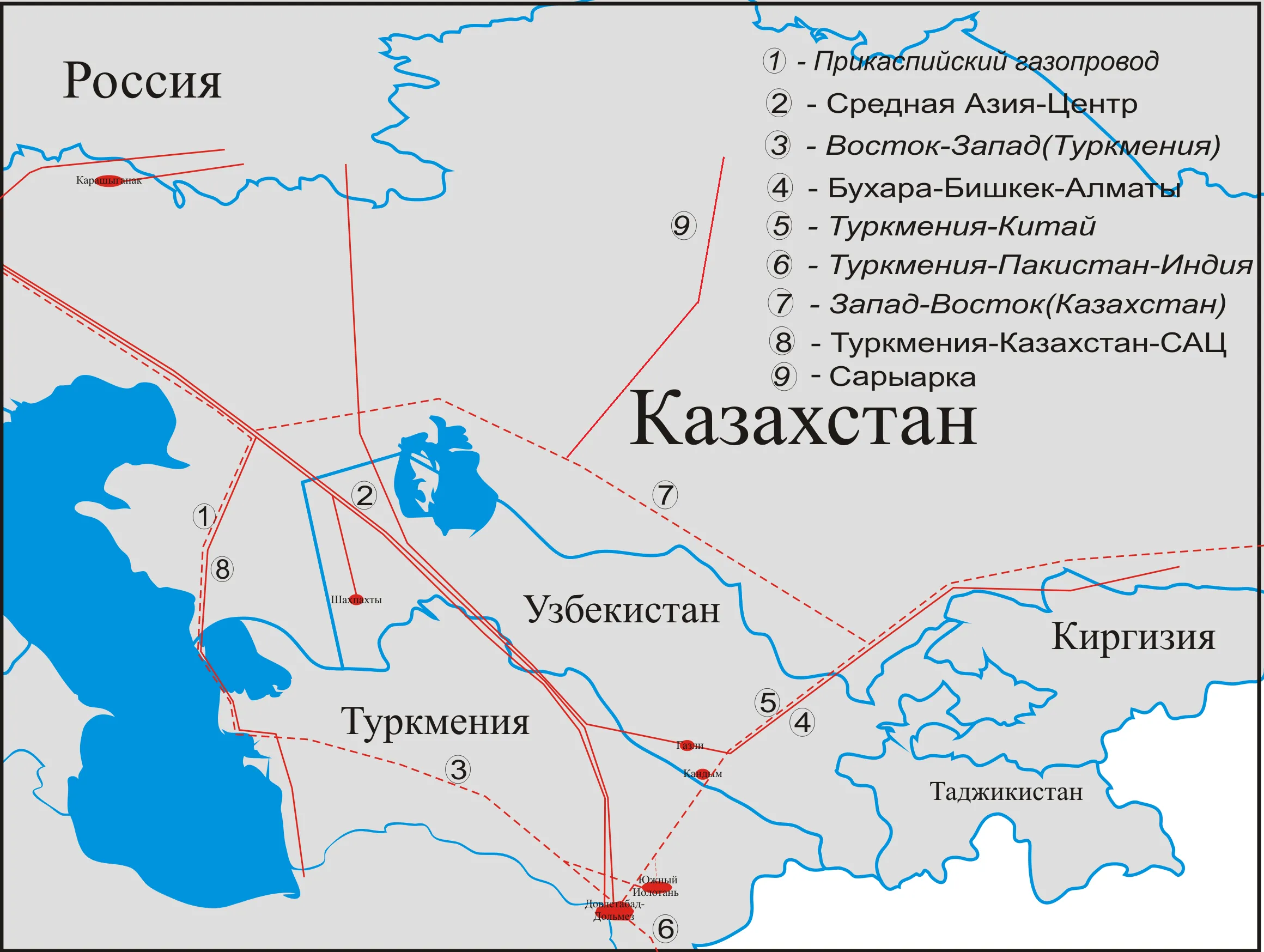 месторождения казахстана