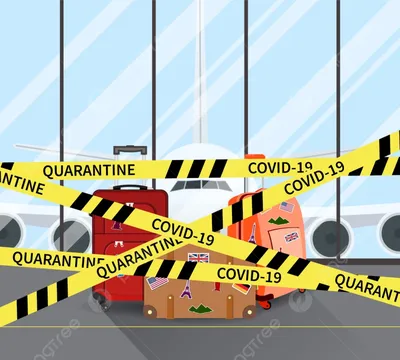 коронавирус Covid 19 карантин в аэропорту Фон, Карантин, сумка, коронавирус  фон картинки и Фото для бесплатной загрузки картинки
