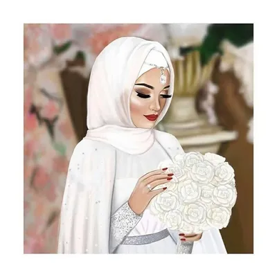 Pin by Lourdes Rey Murcia on white | Fashion art illustration, Girly  drawings, Hijab cartoon картинки