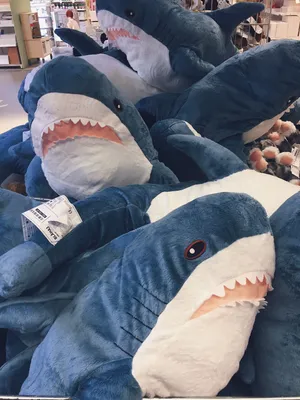 ikea #shark #акула #игрушки #икея | Синяя акула, Синие картинки, Акула картинки