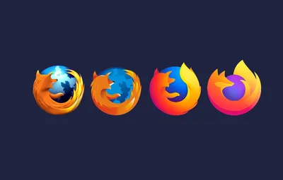 Обои минимализм, лого, Mozilla, браузер, эволюция, Mozilla Firefox, Firefox  картинки на рабочий стол, раздел hi-tech - скачать картинки