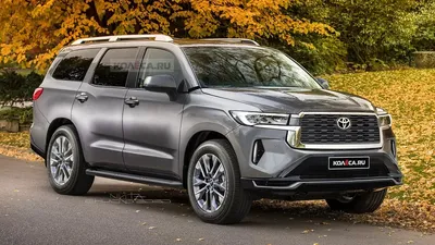 В интернете опубликовали изображения новой Toyota Sequoia картинки