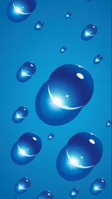 Обои Cool blue iPhone wallpaper with water droplets для iPhone 6S+/7+/8+  бесплатно, заставка 1080x1920 - скачать картинки и фото картинки