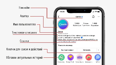 Как правильно оформить шапку профиля Инстаграм в 2022 – Canva картинки