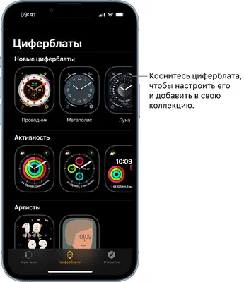 Что на вкладке «Циферблаты» на Apple Watch Ultra - Служба поддержки Apple  (RU) картинки