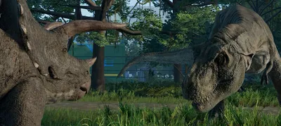 В Jurassic World Evolution будет 40 видов динозавров, включая Индоминуса  Рекса — Rampaga картинки