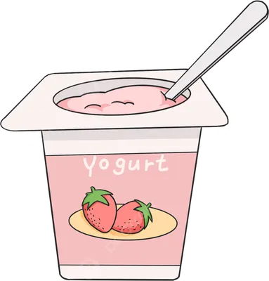 Клипарт Cute Cartoon Yogurt PNG , Ложка йогурта, Йогурт картинки, Ложка для  йогурта PNG картинки и пнг PSD рисунок для бесплатной загрузки картинки