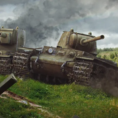 Скачать обои танк, танки, WoT, Мир танков, tank, КВ-2, World of Tanks,  раздел игры в разрешении 1024x1024 картинки