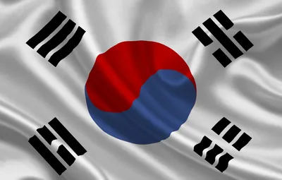 Обои флаг, Южная Корея, south korea картинки на рабочий стол, раздел  текстуры - скачать картинки