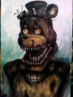 Кошмарный Фредди и акварель 🎨 | Фнаф Амино [FNAF] Amino картинки